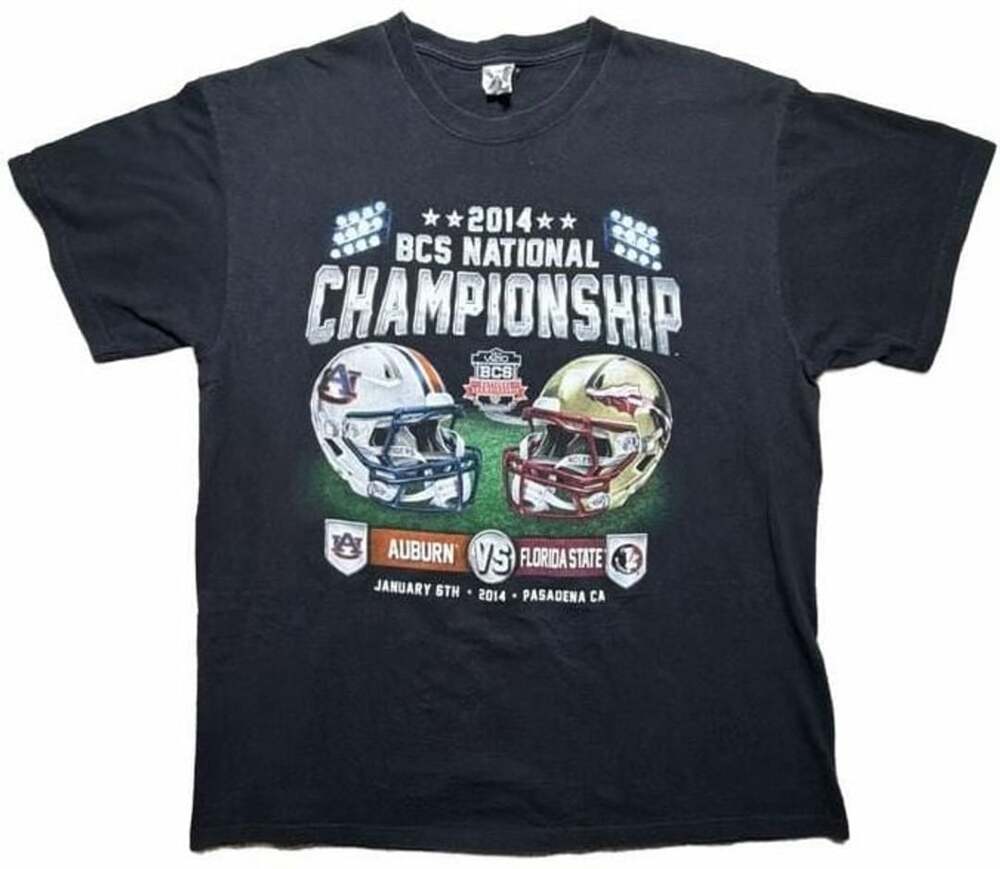 Delta Magnum Weight 2014 BCS National Championship Auburn vs Florida State T XL